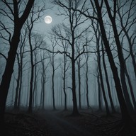 eerie melodies echo through haunted woods