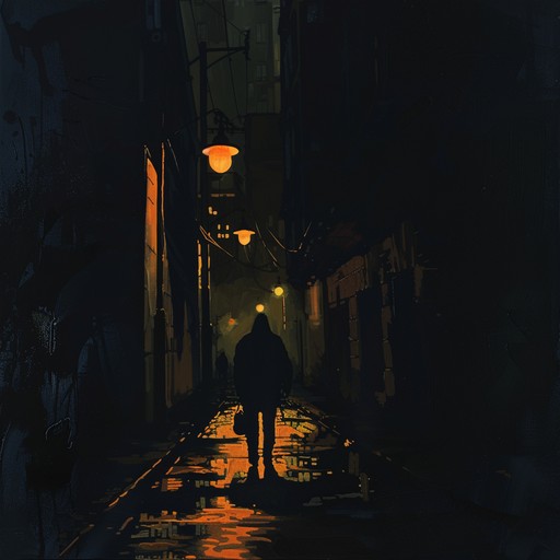 Engrossing listeners in an intense soundscape, this haunting instrumental combines layered synths, subtle beats, and yearning piano lines to create a brooding atmosphere. This soundtrack is ideal for uncovering tales of the city after dark, where every corner hides a story.