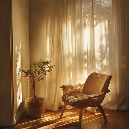 Imagine sitting by the window on a dreamy afternoon, the golden sunlight casting a warm glow on everything inside. The gentle, soothing sounds of a piano play softly, embracing you with serenity and nostalgia. This piece captures the essence of a peaceful, reflective afternoon using ambient lofi textures to craft a comforting, intimate atmosphere.