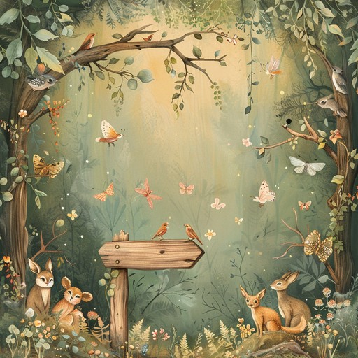 A whimsical, light hearted song featuring playful ukulele melodies that evoke visions of an enchanted forest. The track takes listeners on a delightful journey through lush greenery and magical clearings, creating an atmosphere of pure joy and wonder.