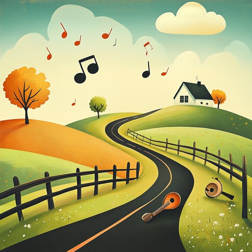 Take a spirited journey across the american landscape with this instrumental piece. The harmonica leads the way with uplifting melodies, creating a whimsical atmosphere that reflects the charm and simplicity of rural life.