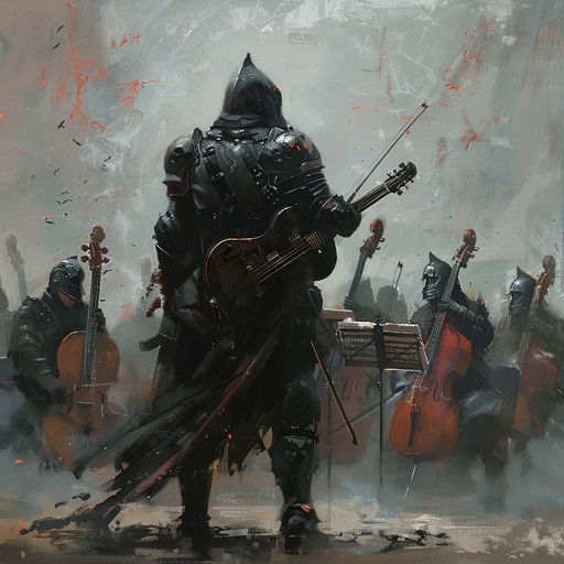 Dive into an epic showdown with this instrumental track, where powerful electric guitar riffs meet dramatic orchestral melodies. Expect sweeping strings, bold brass, and dynamic percussion crafting a vivid and intense soundscape.