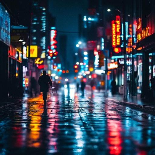 Evoking the pulsating energy of an urban nightscape, this track weaves dark, electrifying melodies with dynamic synth lines. The relentless rhythm resonates with the neon lit streets, capturing the haunting allure and vibrant chaos of the night. Perfect for evoking a sense of urgency and excitement.