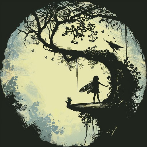 The song opens with delicate, twinkling piano notes, resembling the fairy's light footsteps. As the melody progresses, flutes and clarinets join in, creating a magical and mischievous atmosphere. The strings section swells, representing the fairy's encounters with various woodland creatures and the growing excitement of her adventure. The dynamic shifts between soft, intimate passages and lively, energetic crescendos, showcasing the fairy's changing emotions throughout her journey. The song concludes with a triumphant and joyful finale, celebrating the fairy's safe return home after her thrilling escapade.