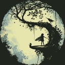 a whimsical instrumental song that tells the tale of a playful fairy's journey through an enchanted forest