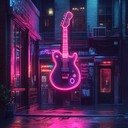 an instrumental mix of metal guitar and lively hip hop beats