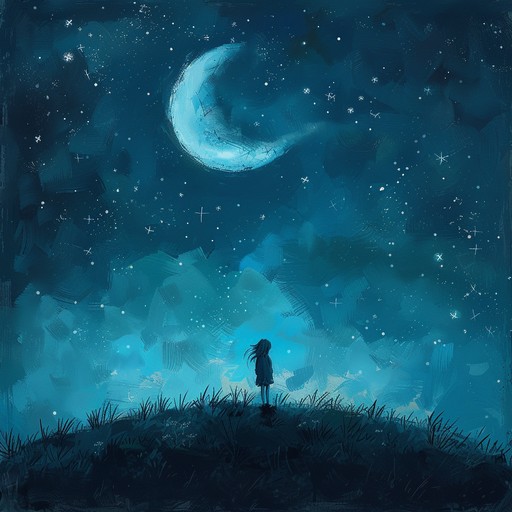 Craft a delicate musicbox instrumental that captures the essence of a peaceful, starlit night cradled in soft harmonies and gentle melodies, evoking a sense of calm and wonder as if floating among the stars.