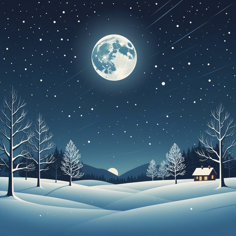 Imagine a crisp, clear winter night, where the soft chime of bells blends with the whistle of a gentle wind, creating a serene symphony that echoes the quiet beauty of winter. The song captures the essence of a peaceful snowy evening, bringing warmth and calmness through its melodious harmony.