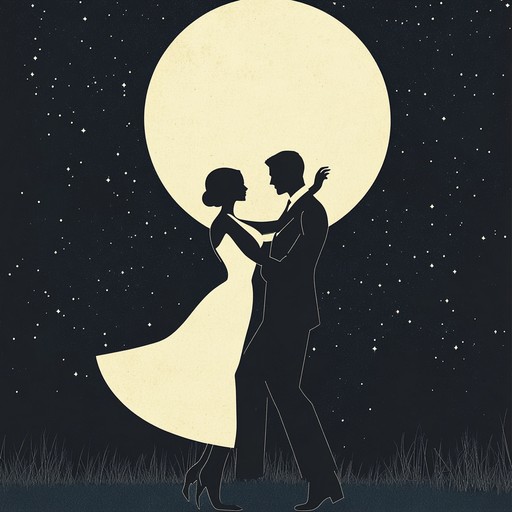 An instrumental waltz that evokes the intense emotions of lovers dancing beneath the enchanting glow of the moon, featuring a rich violin melody that swirls gracefully to convey passion and romance.