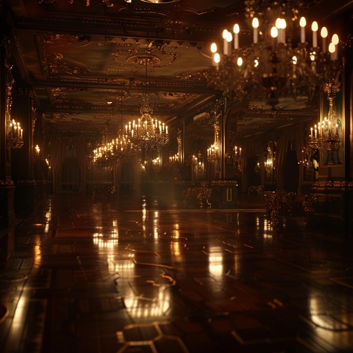 A melancholic baroque composition that transports listeners to a distant, emotional realm. The harpsichord's graceful chords weave intricate patterns, creating a poignant atmosphere reminiscent of an elegant yet desolate ballroom. Its timeless beauty and reflective tone speak to the soul's deepest yearnings, conjuring images of candle lit chambers and nostalgic memories.