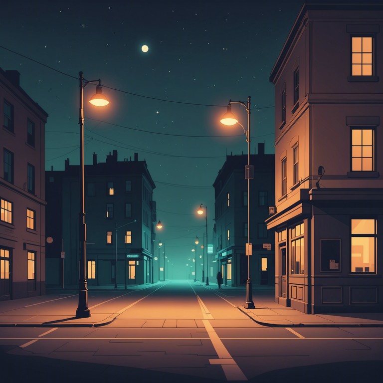 This alternative version delves deeper into the heart of the city with a slightly more introspective and complex composition, spotlighting the jazz influences while maintaining that essential chill tone for night time city explorers or those seeking a musical escape into the urban night.