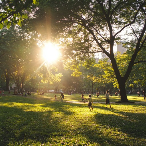 Bursting with enthusiasm and joy, this instrumental track encapsulates the spirit of children at play in the great outdoors. Perfect for sunny afternoons, it features an energetic acoustic guitar that dances through whimsical melodies, evoking smiles and laughter.