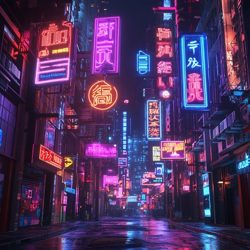 This track combines the energetic beats of j pop with hypnotic synthesizer layers to create a mesmerizing auditory experience. It captures the essence of a neon lit city, blending infectious melodies with an entrancingly rhythmic foundation that pulsates through your senses.