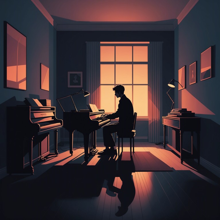 An evocative track with subtle touches of the electric piano, creating a backdrop for reflection and peace, perfect for a quiet evening alone.