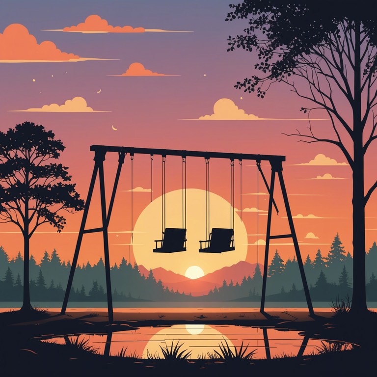 This instrumental captures the essence of loneliness in a child's playground experience. The music portrays a subtle, poignant reflection through a delicate arrangement of sounds that evoke the imagery of an empty swing moving in the breeze, painting a scene of solitude and melancholic reflection. The use of minimalistic techniques accentuates the emotional depth of solitary moments.