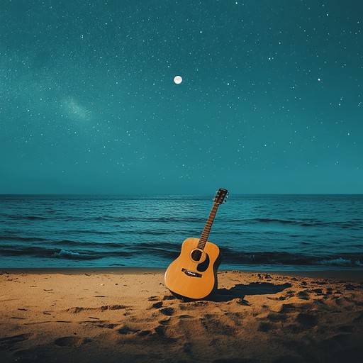 A soothing instrumental featuring gentle guitar melodies intertwined with exotic rhythms. It paints a picture of serene tropical nights, swaying palms, and calming waves, evoking relaxation and nostalgia.