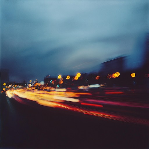 An instrumental track combining jazz house rhythms with moody saxophone, portraying the tension and unease of a sleepless cityscape.