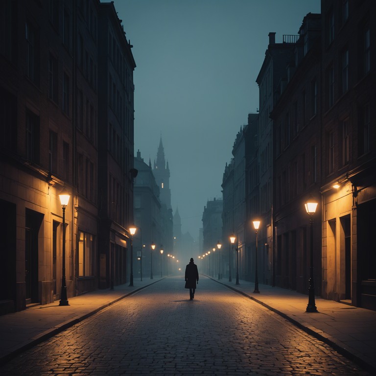 A soothing instrumental track that captures the essence of a peaceful evening stroll through city streets, inspired by the calming presence of soft city lights, weaving a narrative through calming melodies played on the piano, mimicking the comforting ambiance of urban nightscapes.