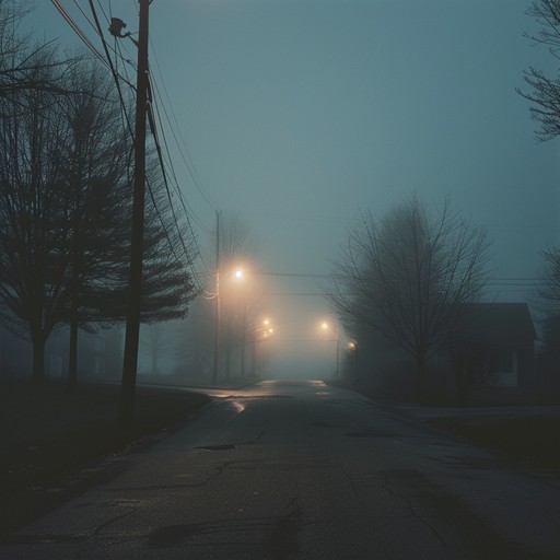 An atmospheric composition filled with brooding melodies and menacing rhythms. Imagine wandering through a foggy urban landscape, streetlights flickering as a shadowy figure follows your every move. The saxophone leads with chilling, elongated notes, accompanied by dusky piano chords and a shimmering cymbal crashes. Each element is crafted to invoke unease and suspense.