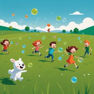 light hearted melody evokes joyful giggles