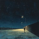 an instrumental afrobeat evoking loneliness and introspection