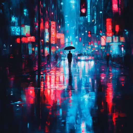 Dive deep into an emotive urban landscape where melancholic piano melodies intertwine with moody trip hop beats. Urban skyline melancholia captures the silent whispers and hidden stories of city nights, painting a tapestry of reflective emotions and nostalgic echoes.