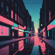 city lights evoke mysterious vibes
