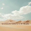 thrilling beats and engaging melodies depict a vibrant desert caravan