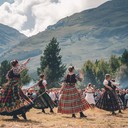 energetic highland dance celebrating joyous community gatherings