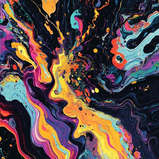 Experience a fusion of atmospheric soundscapes and heavy guitar breakdowns, evoking a journey through a hallucinogenic abyss, with relentless drumming and distorted riffs intensifying the psychedelic effect.