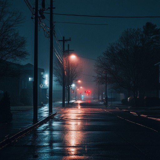 Explore the somber echoes of an empty alley at night, where reflective ambient tones and dark trip hop beats create an atmosphere of quiet introspection. The composition blends electronic textures with soulful undertones to evoke feelings of isolation.