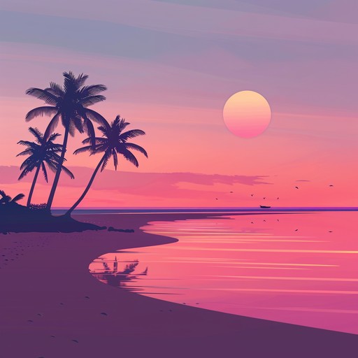 Imagine the golden sun setting over a tranquil tropical island, with gentle waves lapping the shore. This instrumental piece combines the lush sounds of steel drums with soft acoustic guitar strumming, shimmering like the setting sun and evoking a sense of peace and contentment.