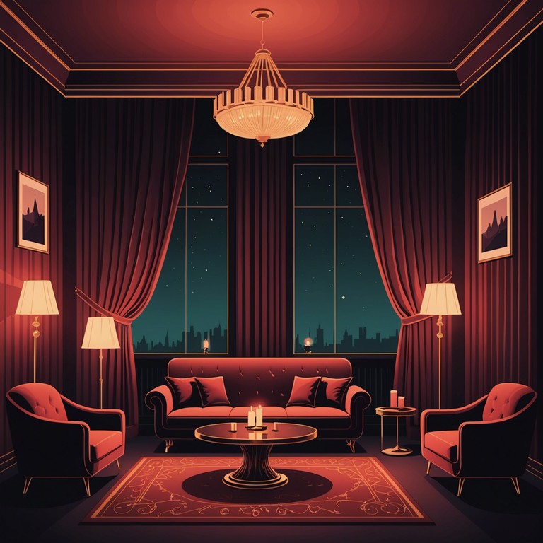 In an intimate cabaret setting, draped in velvets and dim candlelight, this composition creates a world of seclusion and mystery. The track uses a gracefully played accordion to weave through melodies that suggest tales untold and secrets hidden behind every note. It evokes a feeling of being part of an exclusive, enigmatic event, whispering tales of love, danger, and the unknown.