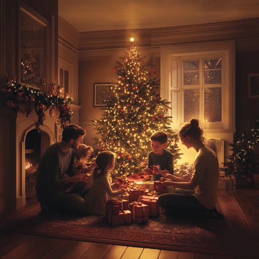 This track is designed to envelop the listener in the spirit of winter holidays with a blend of traditional christmas carols and folk music elements, creating a soundtrack perfect for holiday parties or quiet winter evenings.