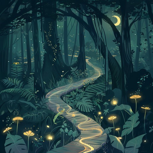 An instrumental piece featuring haunting melodies and magical harmonies, evoking the feeling of walking through an enchanted forest under a moonlit sky. The soundscapes are both eerie and enchanting, drawing from ancient folk traditions with a touch of mysticism. Ethereal and otherworldly, the track weaves a sense of timeless wonder and hidden secrets within its serene yet haunting tones.