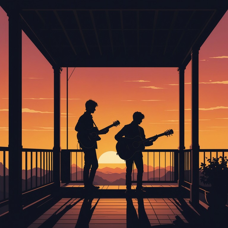 This instrumental composition combines the soulful depth of blues with the laid back vibe of rock, creating a perfect backdrop for a peaceful evening. The gradual build up in the arrangement accompanied by soothing guitar riffs makes it ideal for unwinding after a long day.