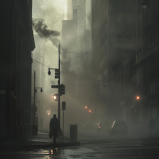 Evoke the sense of a relentless night pursuit in a fog filled cityscape; melancholic beats intertwined with spectral synths wrap listeners in an eerie, foreboding soundscape.