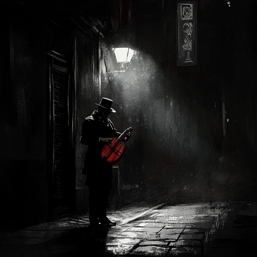 An evocative instrumental track blending traditional tango with modern urban sounds, reflecting the intimacy and energy of late night city streets.