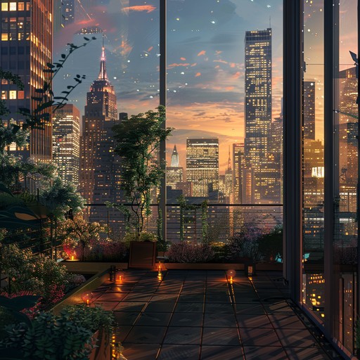 Imagine a sleek lounge in a high rise overlooking a sprawling metropolis, where the saxophone is the voice of the city, echoing between buildings and into the starry sky. This track serves as both a background to intimate conversations and as a soul soothing solo listening experience.