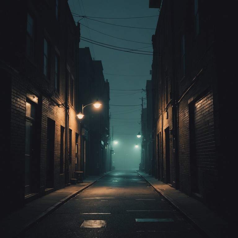 This track embodies the vibe of a foggy, rain drenched evening in a dimly lit city during the 70s, featuring a haunting saxophone solo that meanders like whispers in the shadows, enveloped by soft echoes of minimalist percussion and eerie synths. The atmosphere is thick with mystery and faint traces of danger, evoking images of trench coats and shadowy figures beneath street lamps.