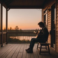 warm guitar strums under starlit skies