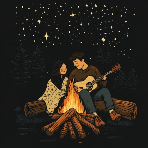 An intimate country song with delicate fingerpicking on an acoustic guitar, softly narrated tales of love and longing. Emotive slides and tender harmonics evoke the raw beauty of countryside romance. Gentle percussive elements accentuate the heartfelt lyrics, creating an atmosphere where listeners feel like they’re sitting around a campfire, immersed in a deeply personal story.