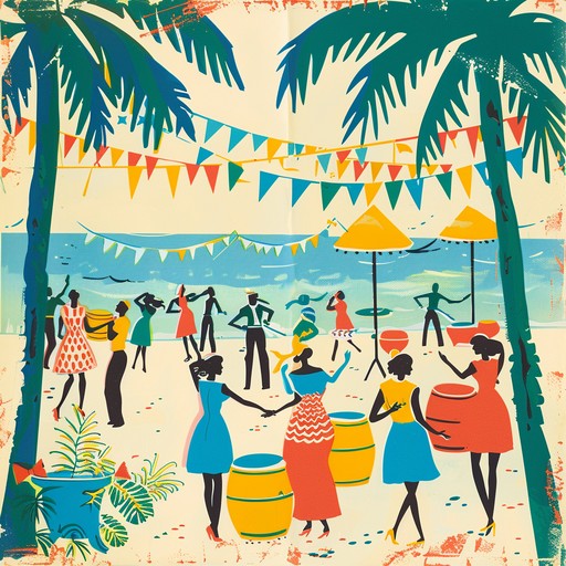 This vibrant calypso track brings the essence of the caribbean to life with spirited steel drum melodies and lively percussion. Its infectious rhythms and high energy beat create an atmosphere of joy and celebration, perfect for beach parties or simply daydreaming about a tropical escape.