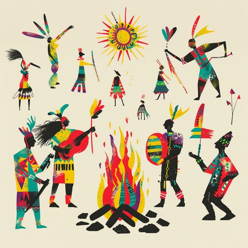 An eclectic instrumental piece fusing african drums, middle eastern strings, and latin american percussion. This track exudes unrestrained celebration with pulsating beats, intricate melodies, and mesmerizing grooves. The dynamic shifts enhance the ecstatic ambiance, creating an irresistible urge to move and dance.