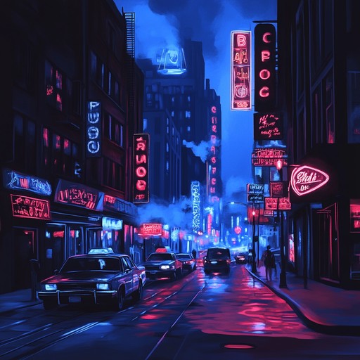 A pulsating track filled with invigorating guitar riffs and driving rhythms, channeling the raw energy and soul of classic blues rock. Perfect for capturing the spirit of a thrilling urban night, the music invites listeners on an electrifying ride through vibrant alleyways and smoky clubs.