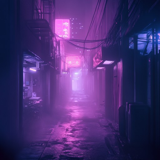 A dark and suspenseful synthwave composition with pulsating basslines and haunting synthesizers. Immerses the listener in a tense, nocturnal atmosphere, perfect for scenes of mysterious pursuits.