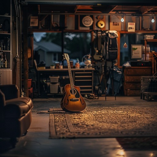 A heartwarming intimate garage tune, blending warm guitar riffs with a cozy atmosphere. This track creates an inviting and personal space, perfect for unwinding and reflecting. Imagine a quiet evening in a dimly lit garage, where every note tells a story of close moments and heartfelt emotions.