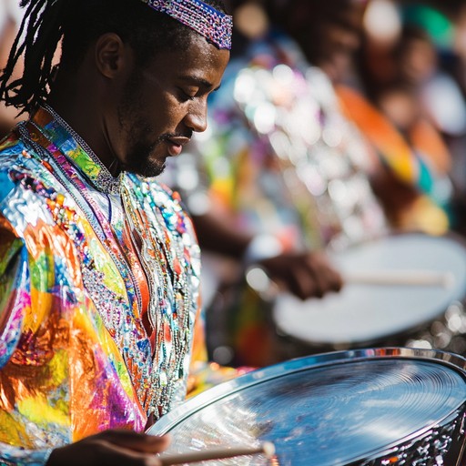 An exuberant instrumental that embodies the lively atmosphere of a samba street party, with infectious rhythms and melodies that inspire dancing and joy.