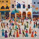 upbeat middle eastern rhythms that enliven desert festivities