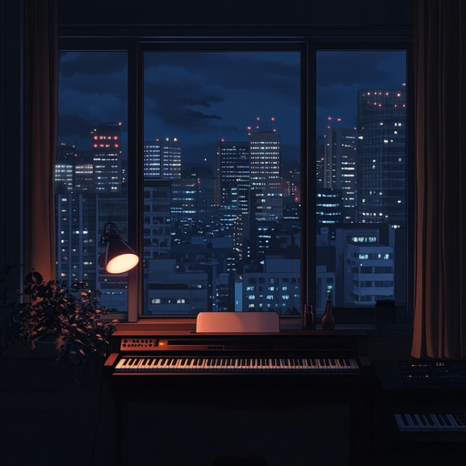 A smooth and sensual instrumental piece that merges the rhythmic nuances of new jack swing with chill and mellow vibes. The track weaves silky melodies over groovy beats, evoking feelings of late night cityscapes and intimate moments under moonlight.